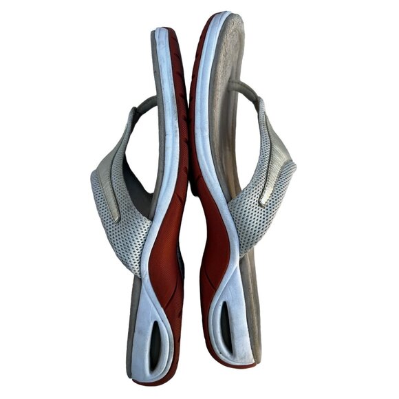 Cole Haan Women’s 9B Thong Nike Air Gold Red white beige - Picture 3 of 6